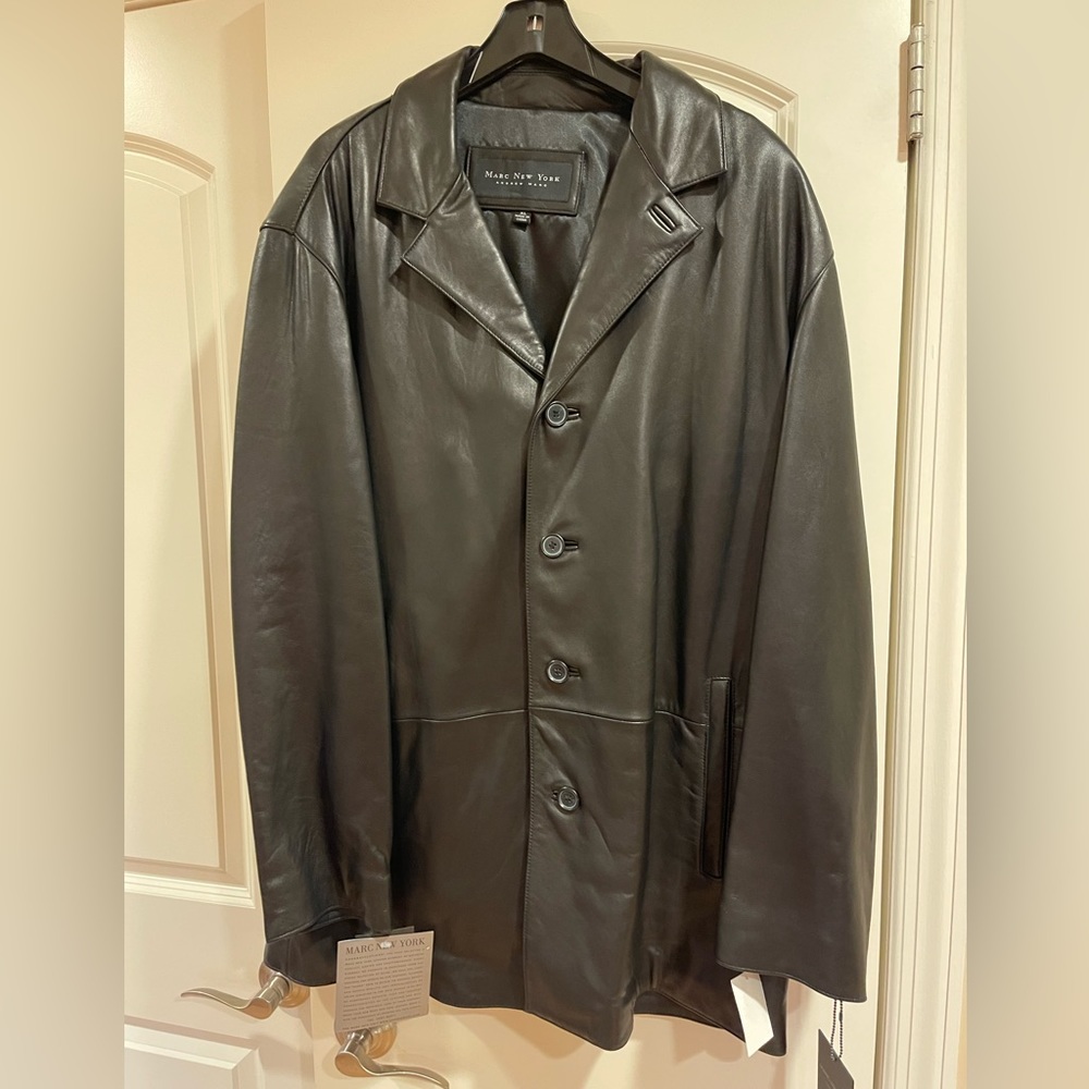 Marc New York (Andrew Marc) Men’s Black Leather Jacket